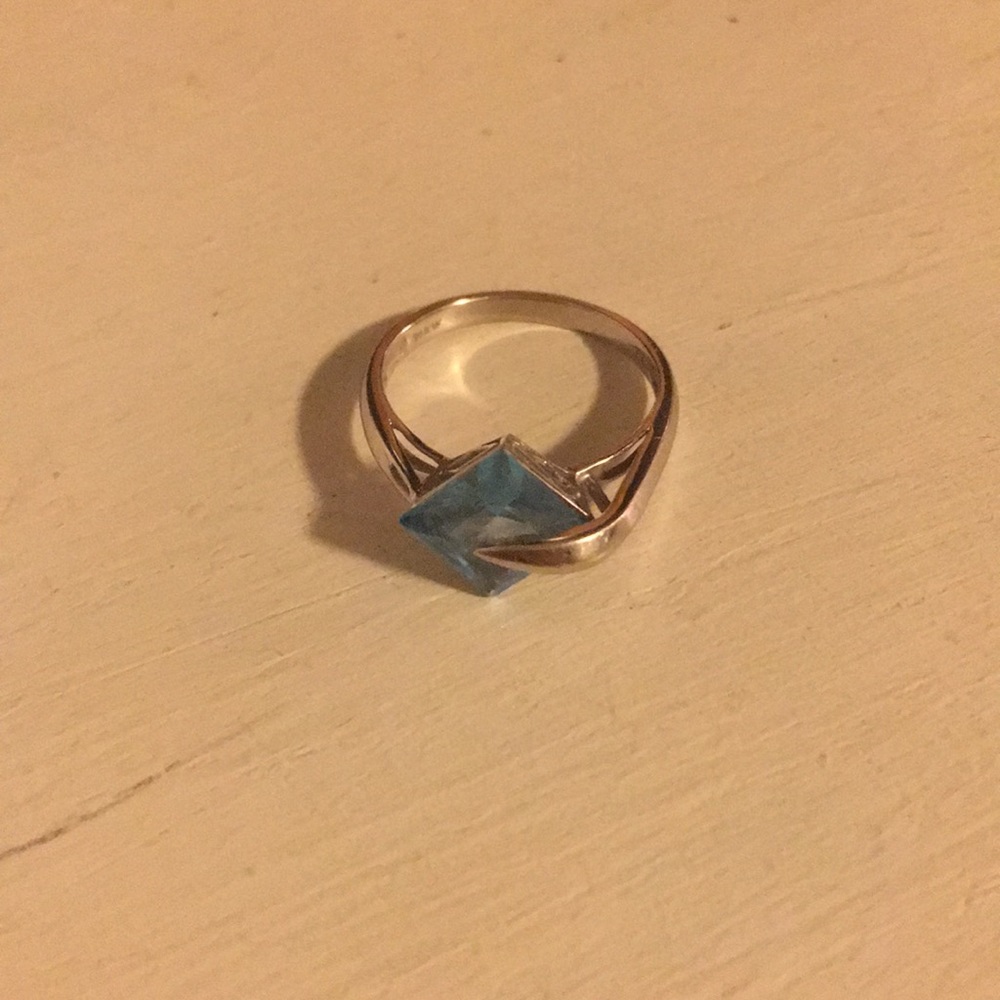 Aquamarine Ring 14 kt gold